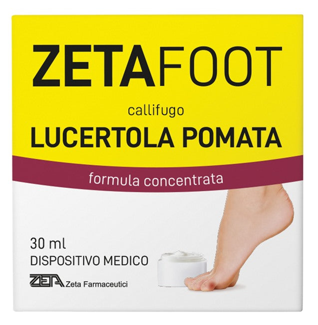 zeta farmaceutici zetafoot callifugo lucertola pomata 30 ml zeta farmaceutici ean 8056772635997