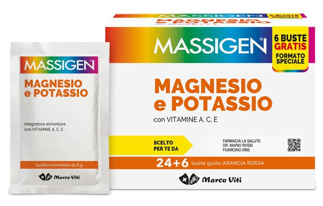 marco viti promo massigen magnesio potassio 24 bustine 6 bustine marco viti ean 8050519571579