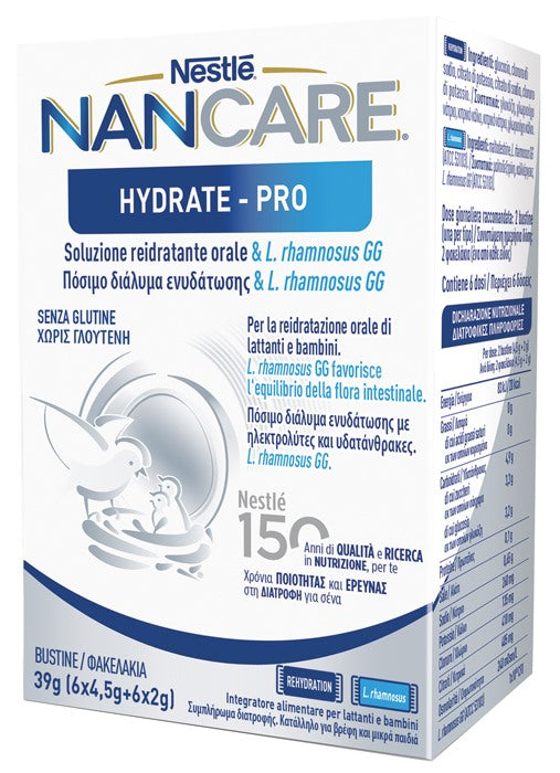 nestle infant nestle nancare hydrate pro bustine 6x45 g 6x2 g nestle ean 8000300411959