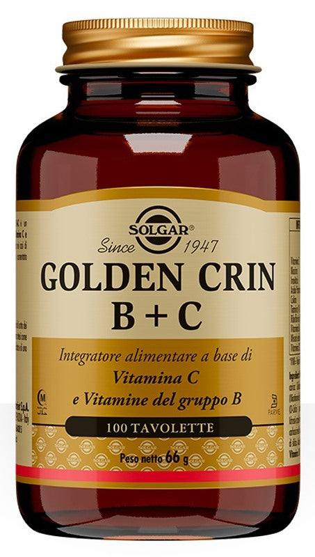 solgar italia golden crin bc 100 tavolette solgar ean 0033984011199