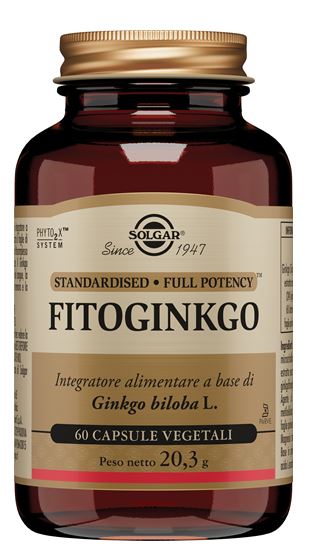 solgar italia fitoginkgo 60 capsule vegetali solgar ean 0033984011526