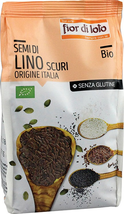 biotobio semi di lino scuri italia senza glutine bio 400 g biotobio ean 8016323037083
