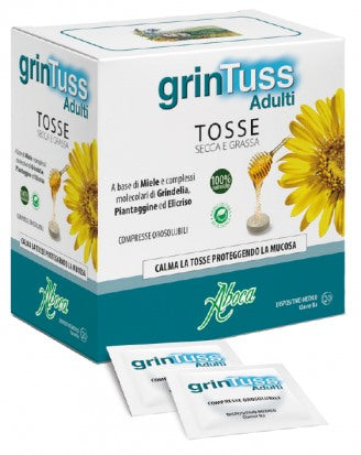aboca grintuss adulti 20 compresse con poliresin 15 g aboca ean 8032472022428