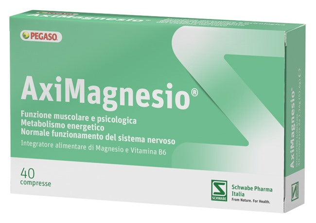 schwabe aximagnesio 40 compresse schwabe pharma italia ean 8017930051110