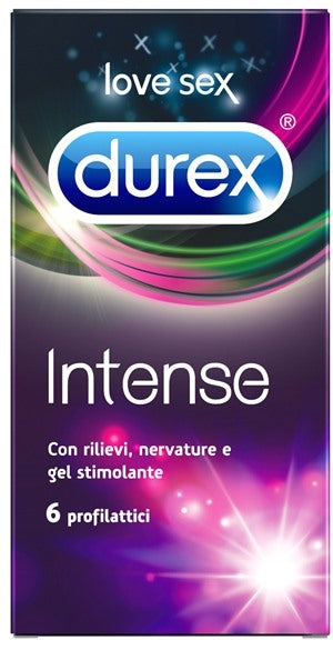 reckitt benckiser durex intense orgasmic condom 6 pezzi durex ean 8002910045661