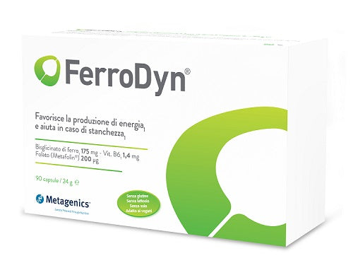 metagenics belgium ferrodyn hi 30 capsule metagenics ean 5400433227749