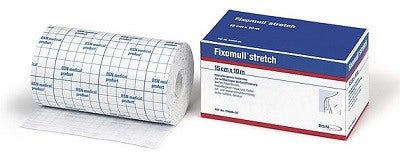 bsn medical fascia autoadesiva ipoallergenica fixomull stretch per fissaggio cateteri m 10 x 10 cm fixomull ean 4042809591521