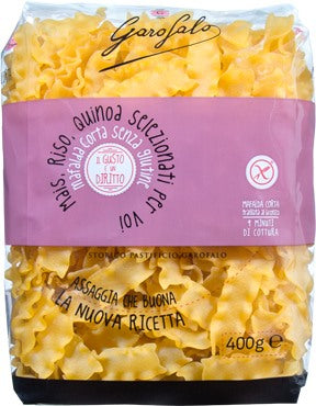 rarifarm garofalo mafalda corta senza glutine 400 g pastificio garofalo ean 8000139929809