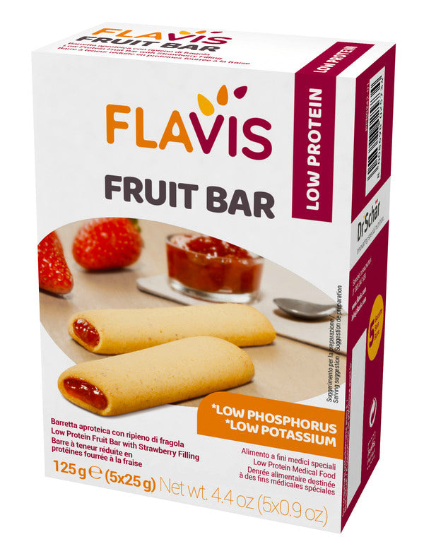 schar due flavis fruit bar barretta aproteica con ripieno di fragola 5 pezzi da 25 g flavis ean 8008698025734