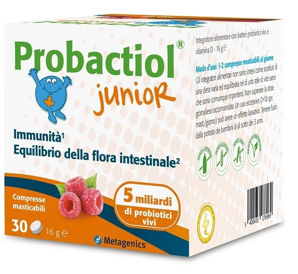 metagenics belgium probactiol junior 30 compresse masticabili new probactiol ean 5400433276969
