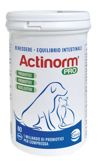 ceva salute animale actinorm pro flacone 60 compresse ceva ean 3411112974566