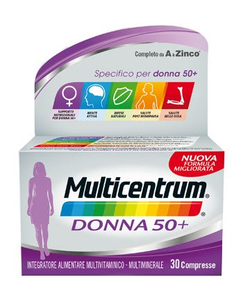 haleon italy multicentrum donna 50 60 compresse multicentrum ean 8058697281075