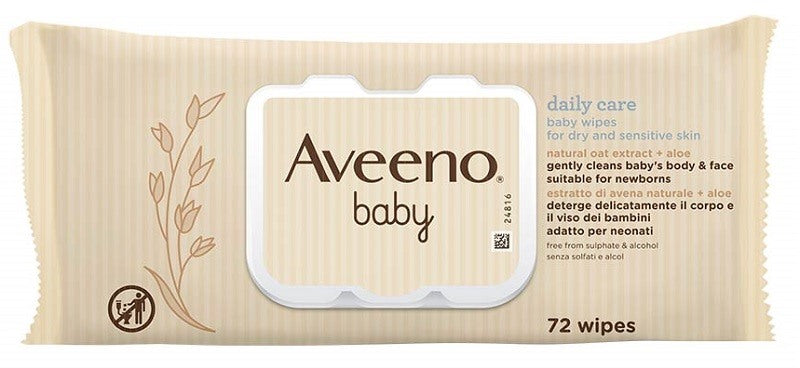 johnsonjohnson aveeno baby salviettine 72 pezzi aveeno ean 3574661478067