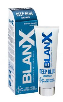 euritalia blanx deep blue dentifricio sbiancante non abrasivo 25 ml blanx ean 8017331057070