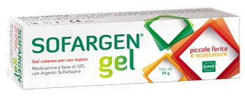alfasigma px medicazione in gel sofargen tubo 25 g sofargen ean 8050762831536