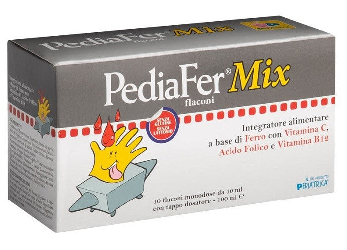 pediatrica pediafer mix 10 flaconi da 10 ml pediatrica ean 8051160660469