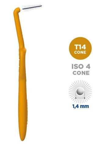 curasept scovolino curasept proxi angle misura t14 conico iso 4 colore ocra diametro 14 mm curasept ean 8056746071691