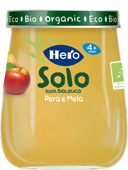 fater babycare hero solo omogeneizzato pera mela 100 bio 120 g hero solo ean 8000080004822