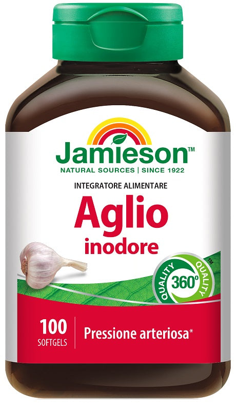 qualifarma jamieson jamieson aglio inodore 100 softgel biovita ean 0064642092519