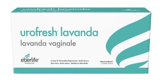eberlife farmaceutici urofresh lavanda vaginale 5 flaconi da 140 ml eberlife farmaceutici