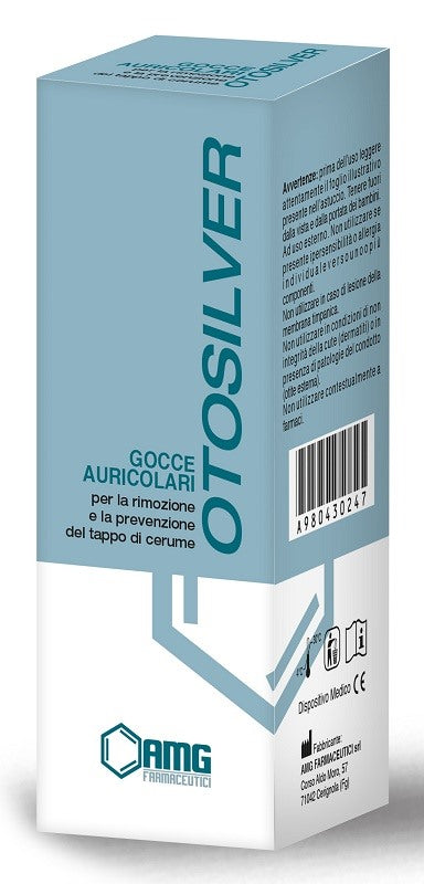 amg farmaceutici gocce auricolari otosilver 20 ml amg farmaceutici