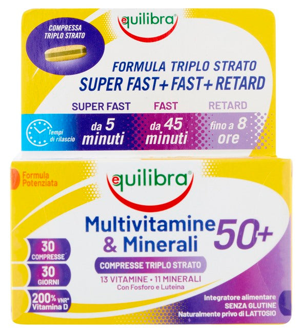 equilibra multivitamineminerali 50 30 compresse equilibra ean 8000137004034