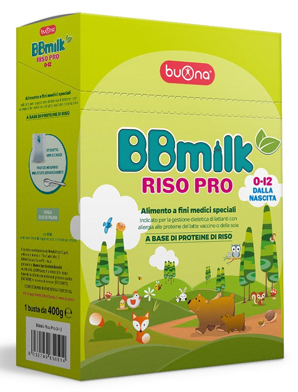 buona bbmilk riso pro 0 12 400 g buona ean 8032749650514