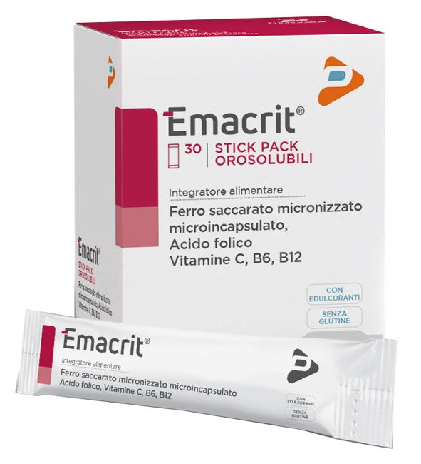 pharma line emacrit orosolubile 30 stick pack pharma line