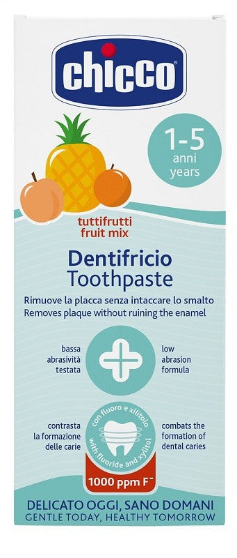 artsana chicco chicco dentifricio tuttifrutti da 1 a 5 anni con fluoro chicco ean 8058664138715