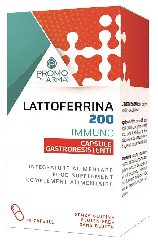 promo pharma lattoferrina 200 immuno 30 capsule promopharma ean 8052877171415