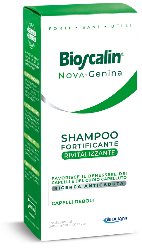 giuliani bioscalin nova genina shampoo fortificante rivitalizzante 200 ml bioscalin