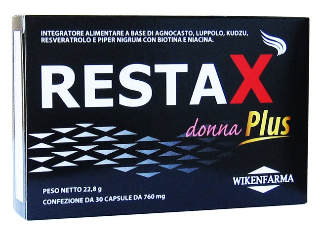 wikenfarma restax donna plus 30 capsule wikenfarma