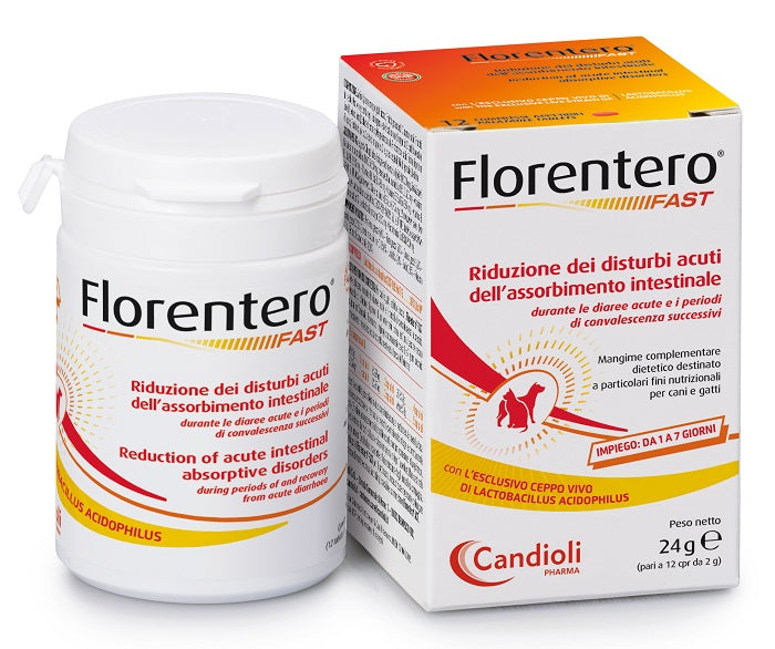 candioli veterinari florentero fast barattolo da 12 compresse appetibili da 2 g candioli ean 8025767647017