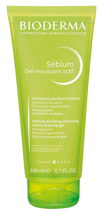 bioderma italia sebium gel moussant actif 200 ml bioderma ean 3701129803400