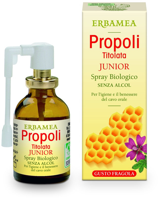 erbamea propoli titolata spray junior biologico 20 ml erbamea ean 8032841635662