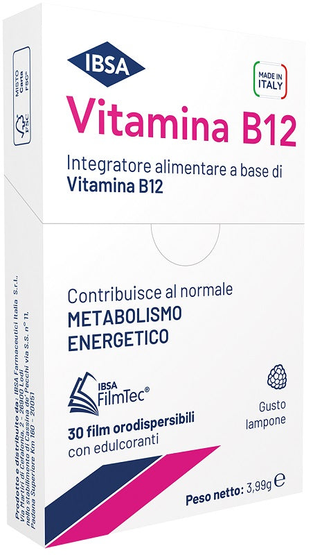 ibsa farmaceutici vitamina b12 ibsa 30 film orali ibsa ean 8033638956137