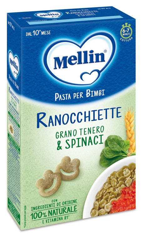 danone nutricia soc ben mellin ranocchiette con spinaci 280 g mellin ean 8017619401205