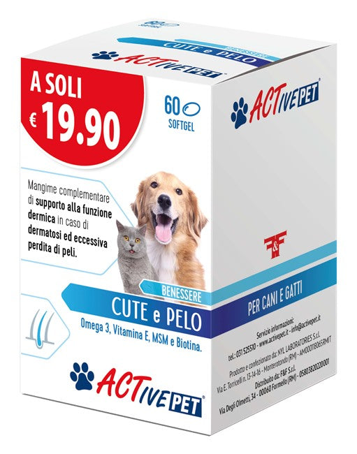 ff active pet benessere cute e pelo 60 softgel ean 8030936400751