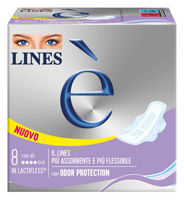 fater femcare lines e ali downcount 8 pezzi lines ean 8001480407770