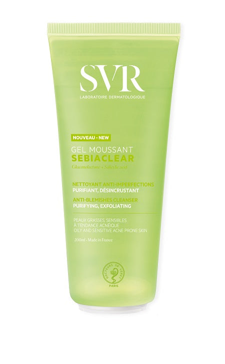 svr sebiaclear gel moussant reno 200 ml sebiaclear ean 3662361003396