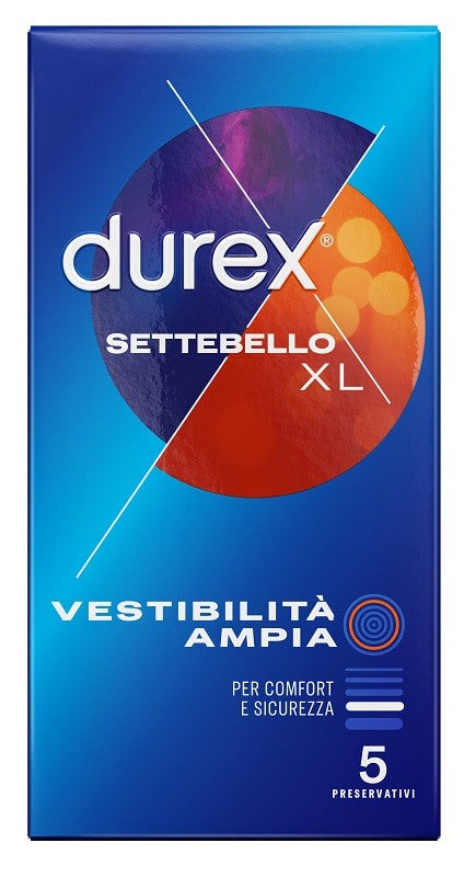 reckitt benckiser profilattico durex settebello xl 5 pezzi durex ean 8056860828003