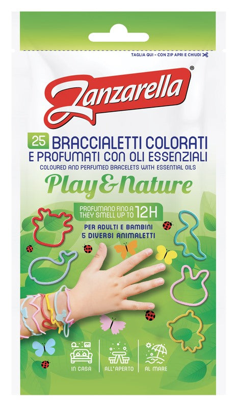 euritalia zanzarella braccialetti palynature 25 pezzi ean 8017331089316