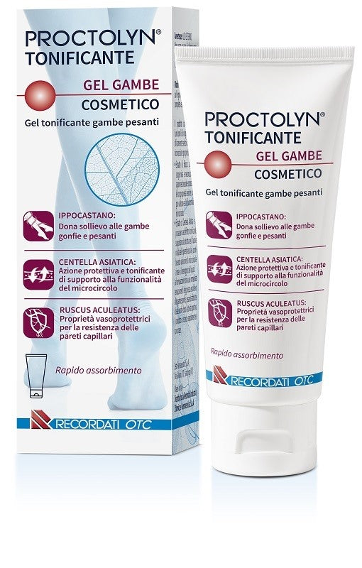 recordati otc proctolyn tonificante gel gambe 100 ml ean 8057742821440