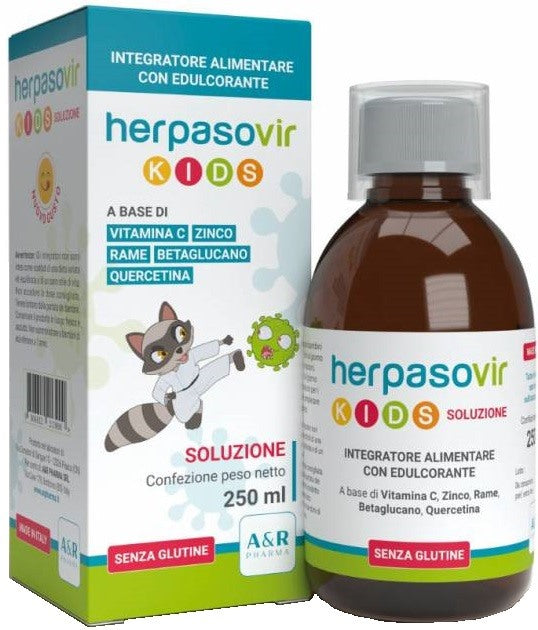 ar pharma herpasovir kids soluzione rt 250 ml ean 0806812213900