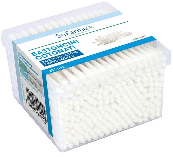 so farma morra spa cotton fioc 200 pezzi sofarmapiu sofarmapiu ean 8020255900025