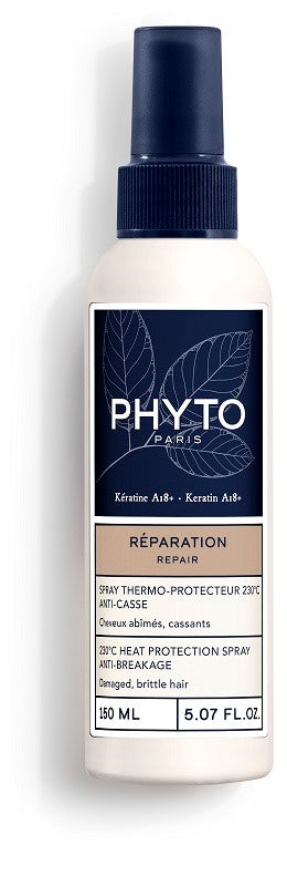 phyto lierac phyto reparation spray termoprotettivo 230 gradi celsius anti rottura per capelli danneggiati fragili 150 ml phyto ean 3701436916954