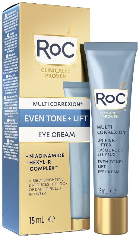 roc opco llc roc multi correxion even tone lift eye cream 15 ml roc ean 1210000800626