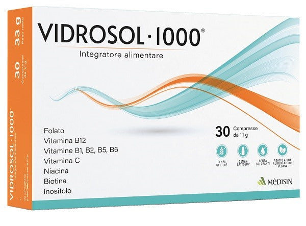 medisin vidrosol 1000 30 compresse ean 8059602210272