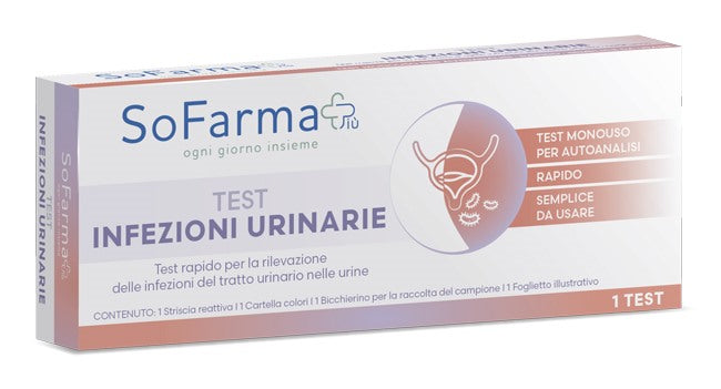 sofarmapiu test autodiagnostico rapido infezioni urinarie sofarmapiu sofarmapiu ean 8054320670568