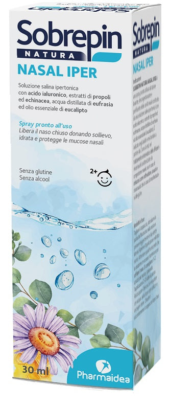 pharmaidea srl sobrepin natura nasal ipertonico sobrepin ean 0806812282500